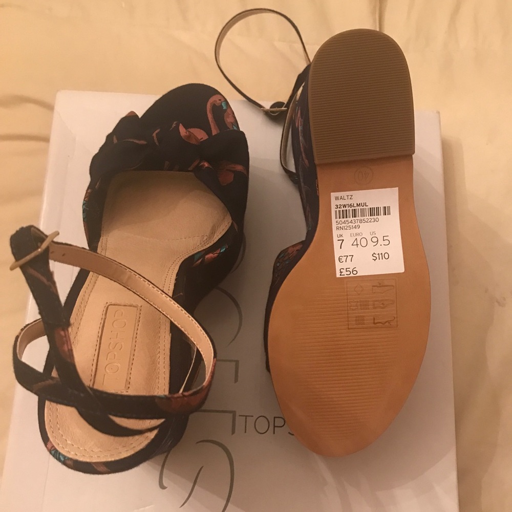 COPY - Topshop Waltz Flamingo Wedges
